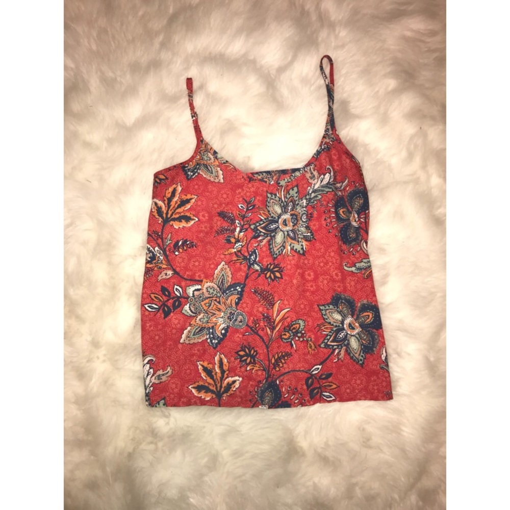 Hollister floral tank